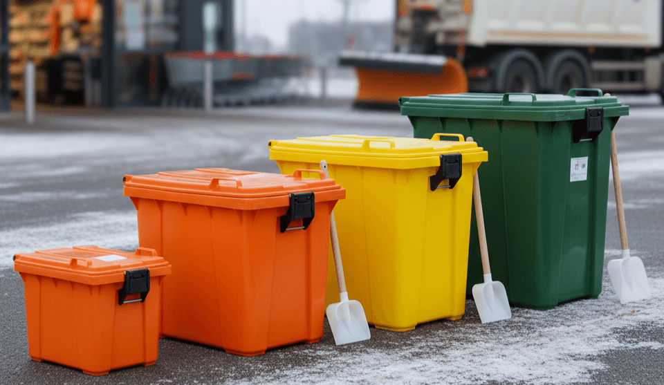 Streugutbehälter für Sand und Salz