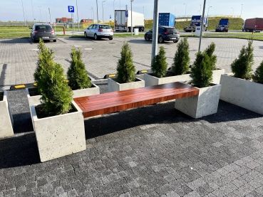 Beton Pflanzkübel / Pflanztrog