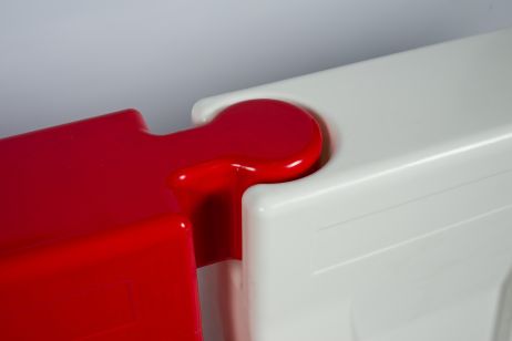 Fahrbahnteiler 500 mm New Line - Stapelbar, Weiß