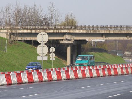 Fahrbahnteiler 500 mm, Weiß