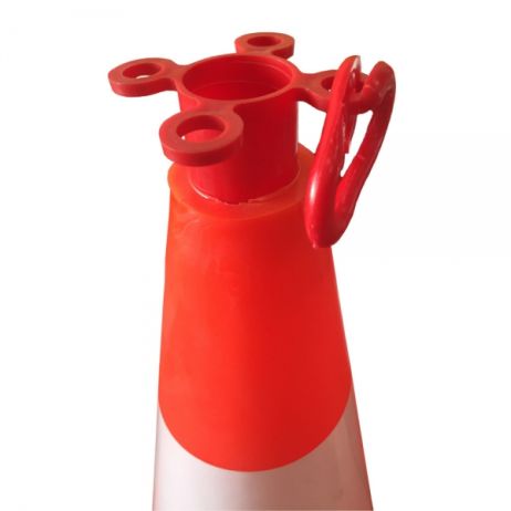 Cover/cap for the post, bollard for chain mounting - red