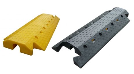 Kabelbrücke aus PE, Schwarz