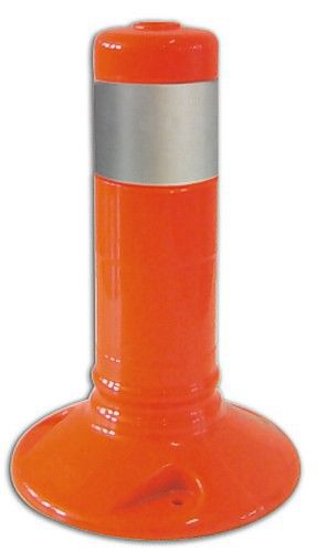 Flexibler Pfosten 300 mm – orange mit weißem Reflexband
