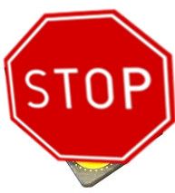 Achteckige Tafeln für Leitkegel 75/100 cm – 60 cm