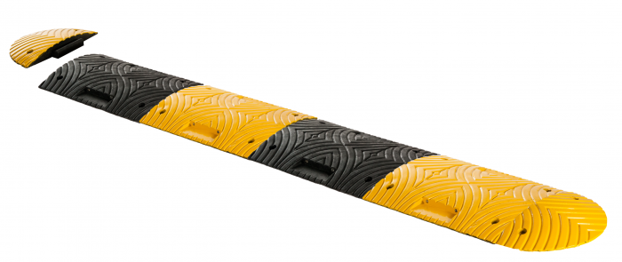 Fahrbahnschwelle/Temposchwelle slowly five,  20 km/h, 2,5 meter