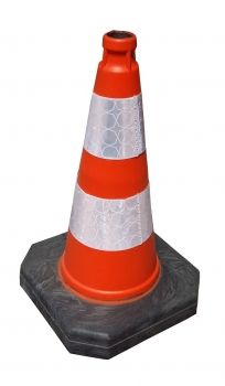 Traffic cone 500 mm REC, reflective