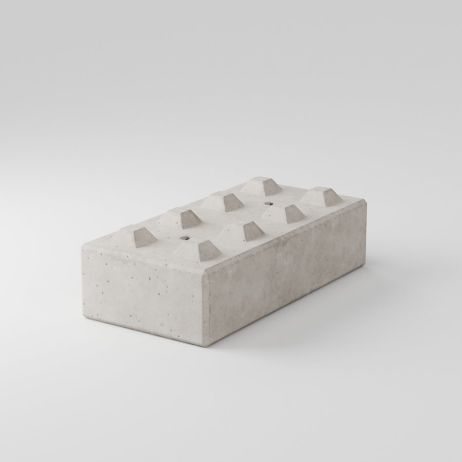 Concrete Lego Block 160x80x40
