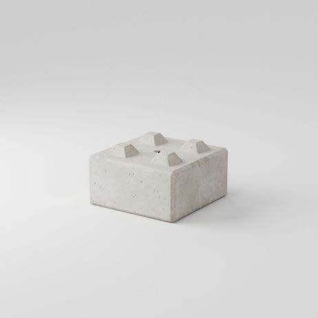 Concrete Lego Block 80x80x40