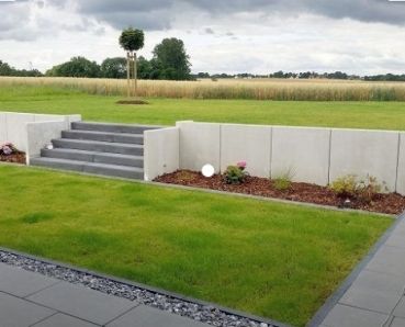 L-concrete block 50 to 400 cm high