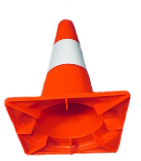 Traffic cone 340 mm PVC - Reflective