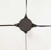 Stretch tape - 5 m - cassette / bollard overlay, red/white