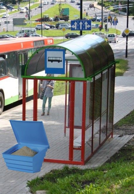 Sand container 150 L (215 kg) yellow