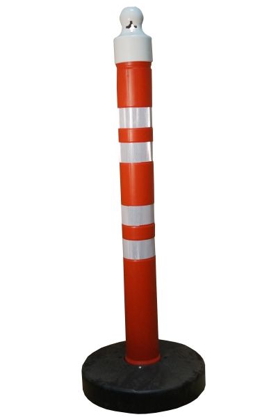 Barrier post 1200 mm, plastic base