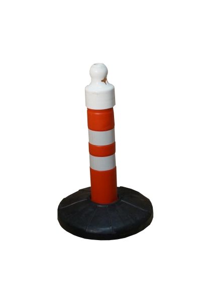 Barrier post 650 mm, rubber base