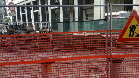 Orange HDPE Construction Mesh 180 cm x 50 m