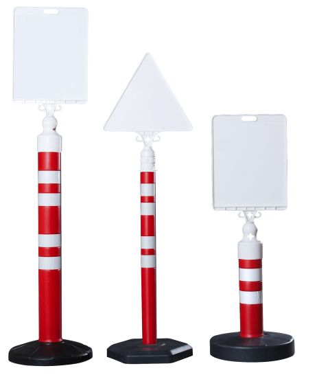 Barrier post 1200 mm, plastic base