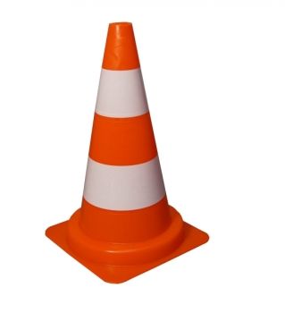 Traffic cone 500 mm PVC