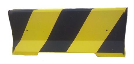 Concrete barrier 810 mm, yellow-black
