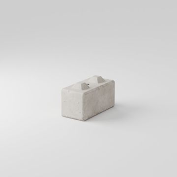 Concrete Lego Block 80x40x40