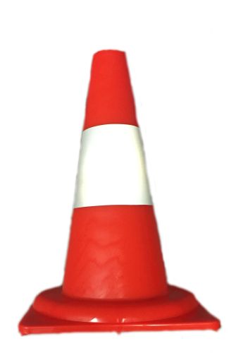 Traffic cone 340 mm PVC - Reflective