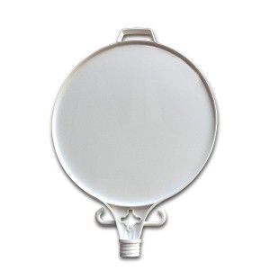 Round plastic sign