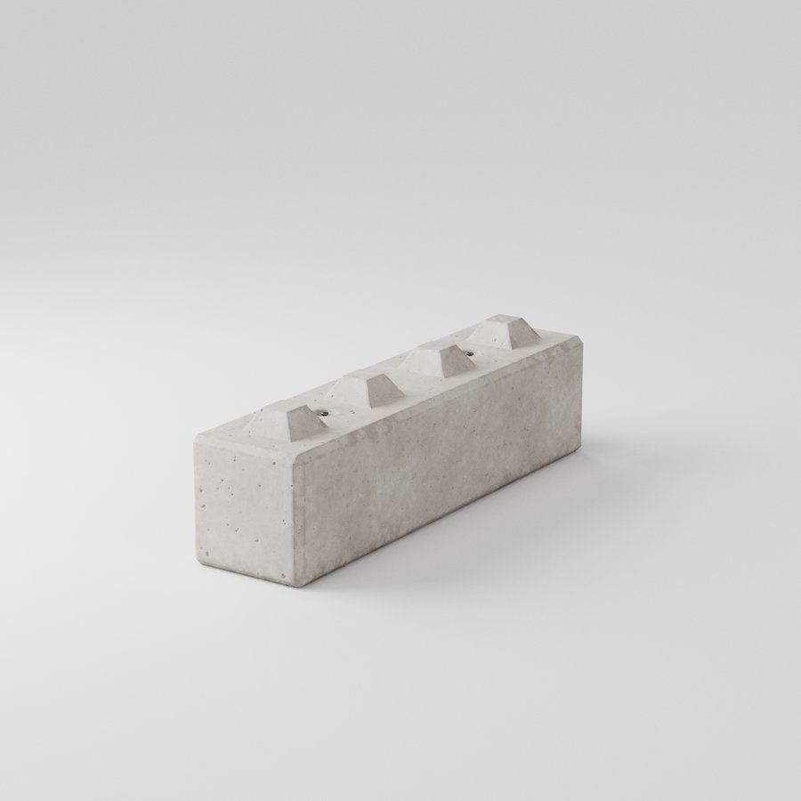 Concrete Lego Block 160x40x40
