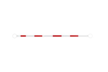 Telescopic barrier white/red