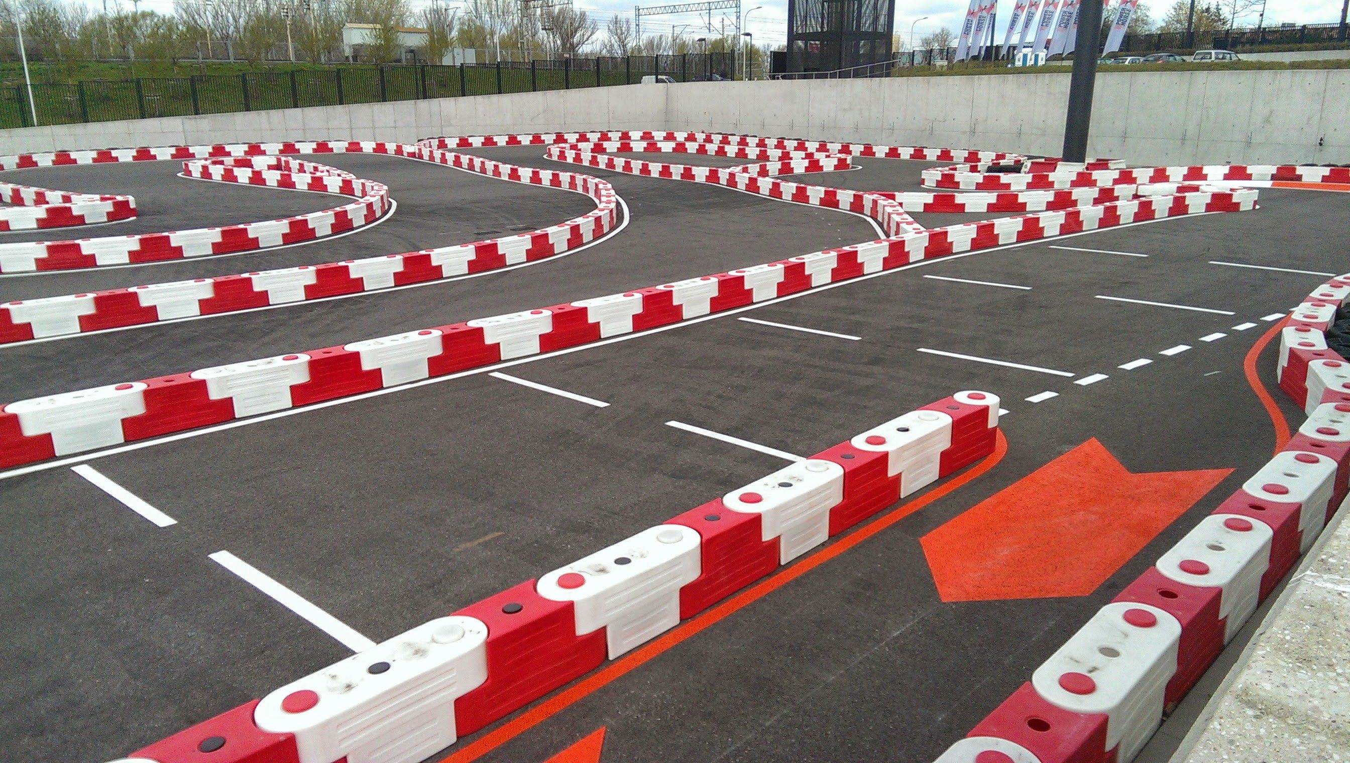 Karting Barrier 21 kg - Red