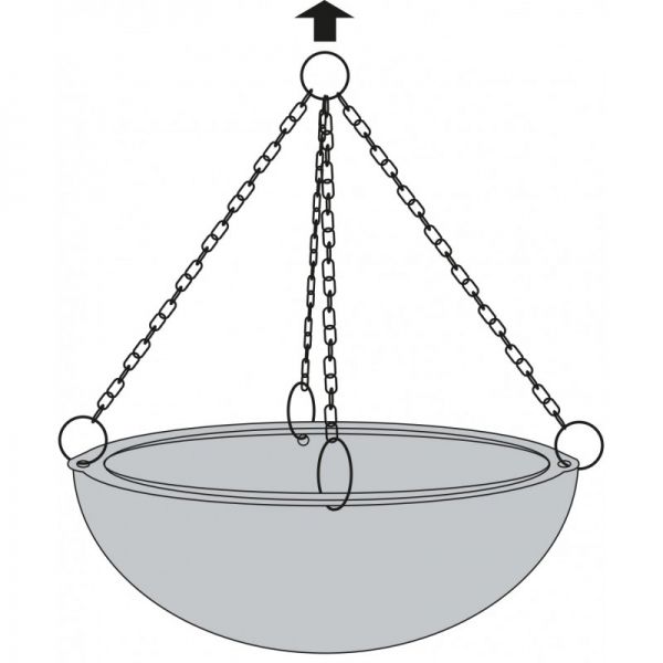 Spherical industrial mirror 360° 60 cm