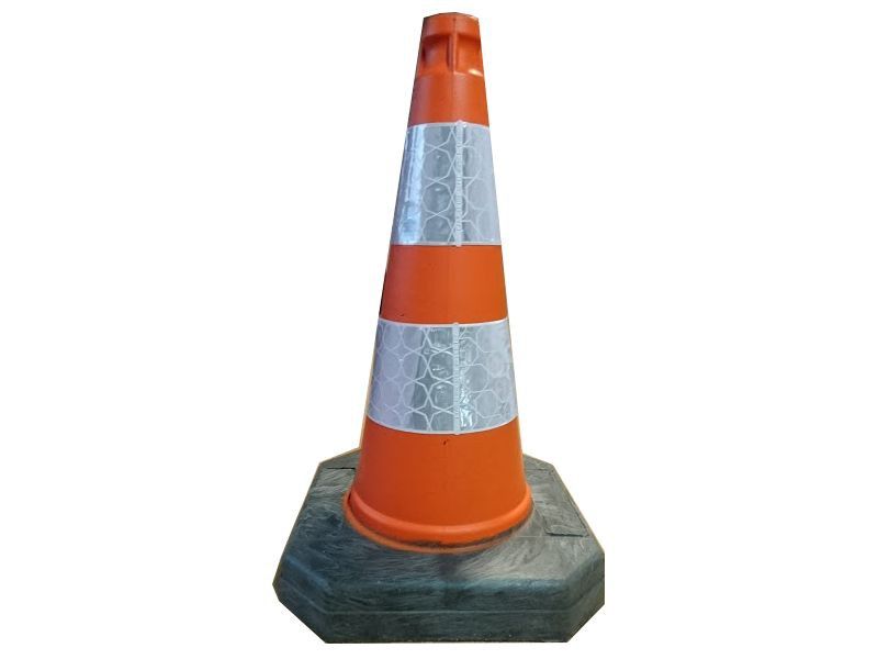 Traffic cone 500 mm REC, reflective