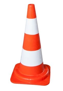 Traffic cone 540 mm PVC Reflective