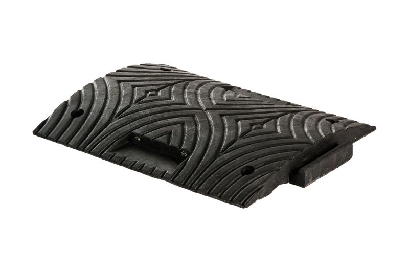 Speed Bump Slowly 5 middle element black 500x400x50mm