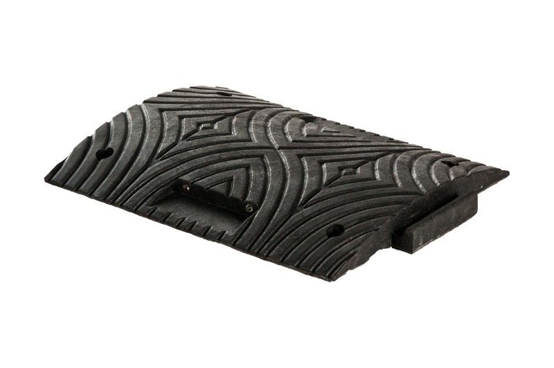 Speed Bump Slowly 7 middle element black 500x500x70mm