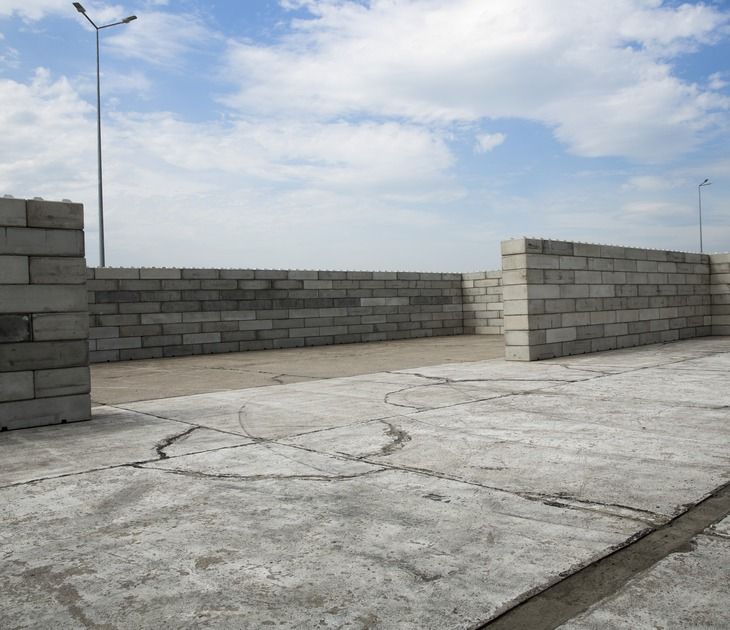 Concrete Lego Block 80x80x40