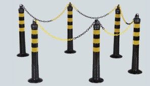 Flexible post 1000 mm black