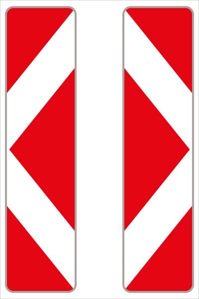 Guidepost type 60 hatched foil RA1