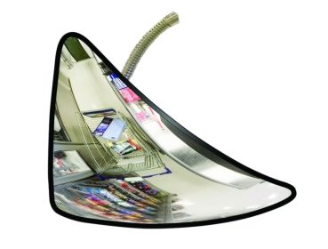 Miroir demi-dôme panoramique T5 38 cm