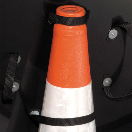 Panneau de signalisation triangulaire pour cône de chantier