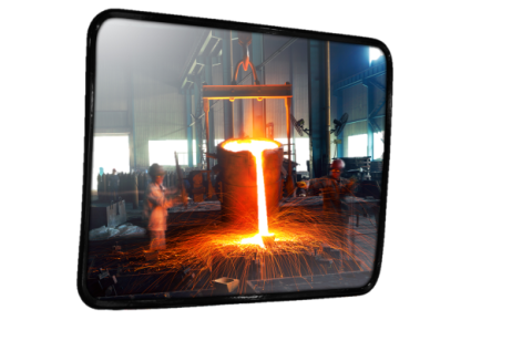 Miroir de sécurité inox HF 45x60 cm