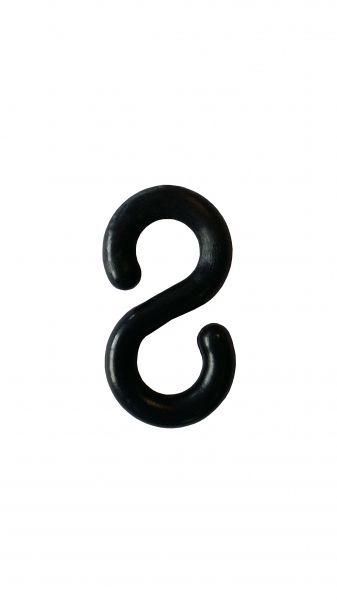 Connecteur de chaîne en S 8 mm - Noir