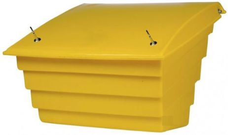Bac à sel et sable 150 L (215 kg) jaune