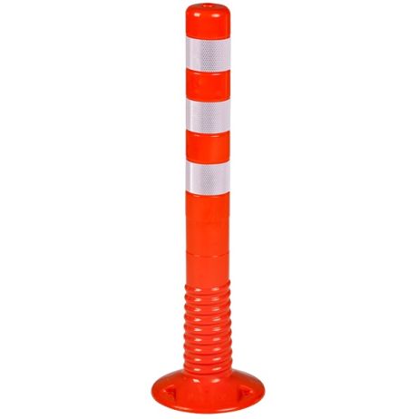 Poteau flexible auto-redressable 750 mm orange