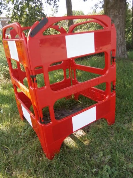 Barrière de sécurité pliable Safegate 4 x 100 cm (4 m)