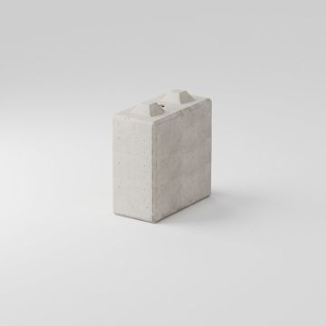 Bloc de béton modulaire 40x80x80 cm