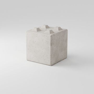 Bloc de béton modulaire 80x80x80 cm