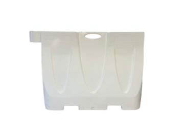 Barrière routière séparatrice de voie 80 cm blanche