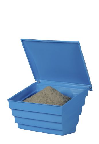 Conteneur à sable et sel 70 L bleu - Bac de salage