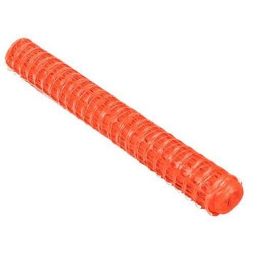 Filet de chantier orange en PEHD 120 cm x 50 m