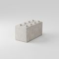 Blocs de béton empilables à tenons 120x60x60 cm