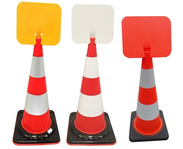Panneau d'affichage CLIP pour cône de signalisation